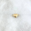 Herraje Corazon 0.4gr / 1.3cm / Troquelado Oro Amarillo