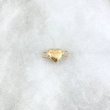 Herraje Corazon 0.4gr / 1.3cm / Troquelado Oro Amarillo