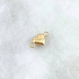 Herraje Corazon 0.4gr / 1.3cm / Troquelado Oro Amarillo