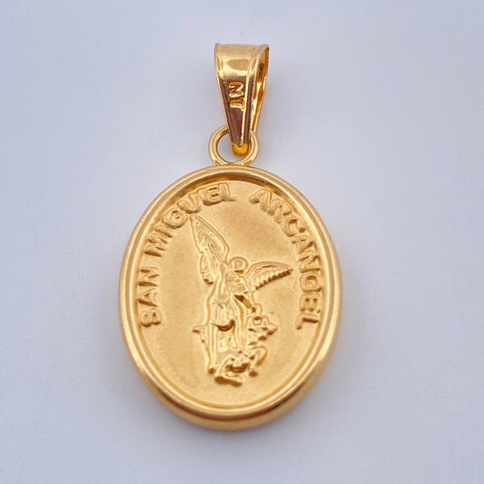 Dije San Miguel 1.75gr / 3.01cm / Oro Amarillo 18K $
