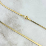 Cadena Espejo 2.55gr / 45cm / 2mm Oro Amarillo +3