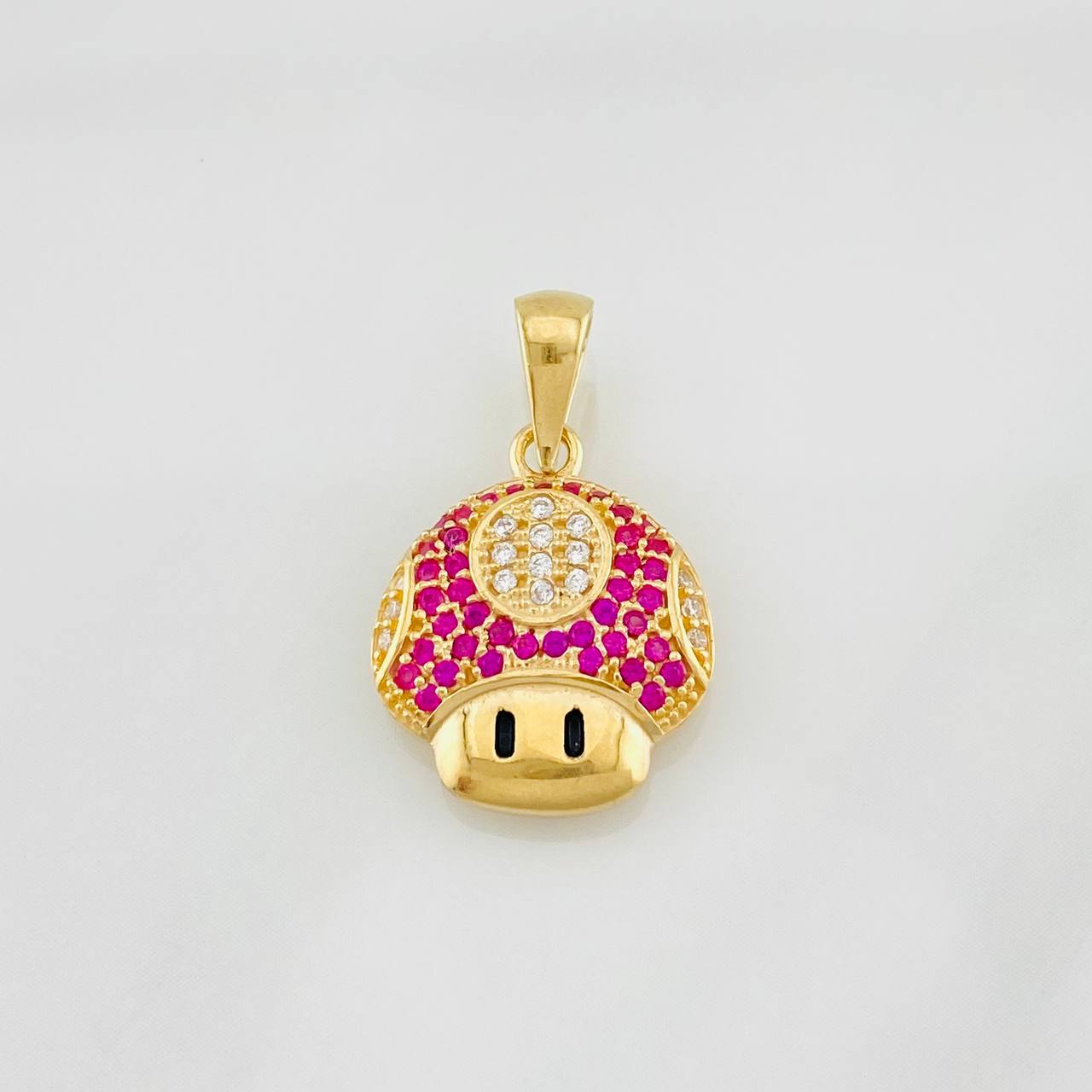 Dije Hongo Animado 2.25g / 2cm Oro Amarillo 18K
