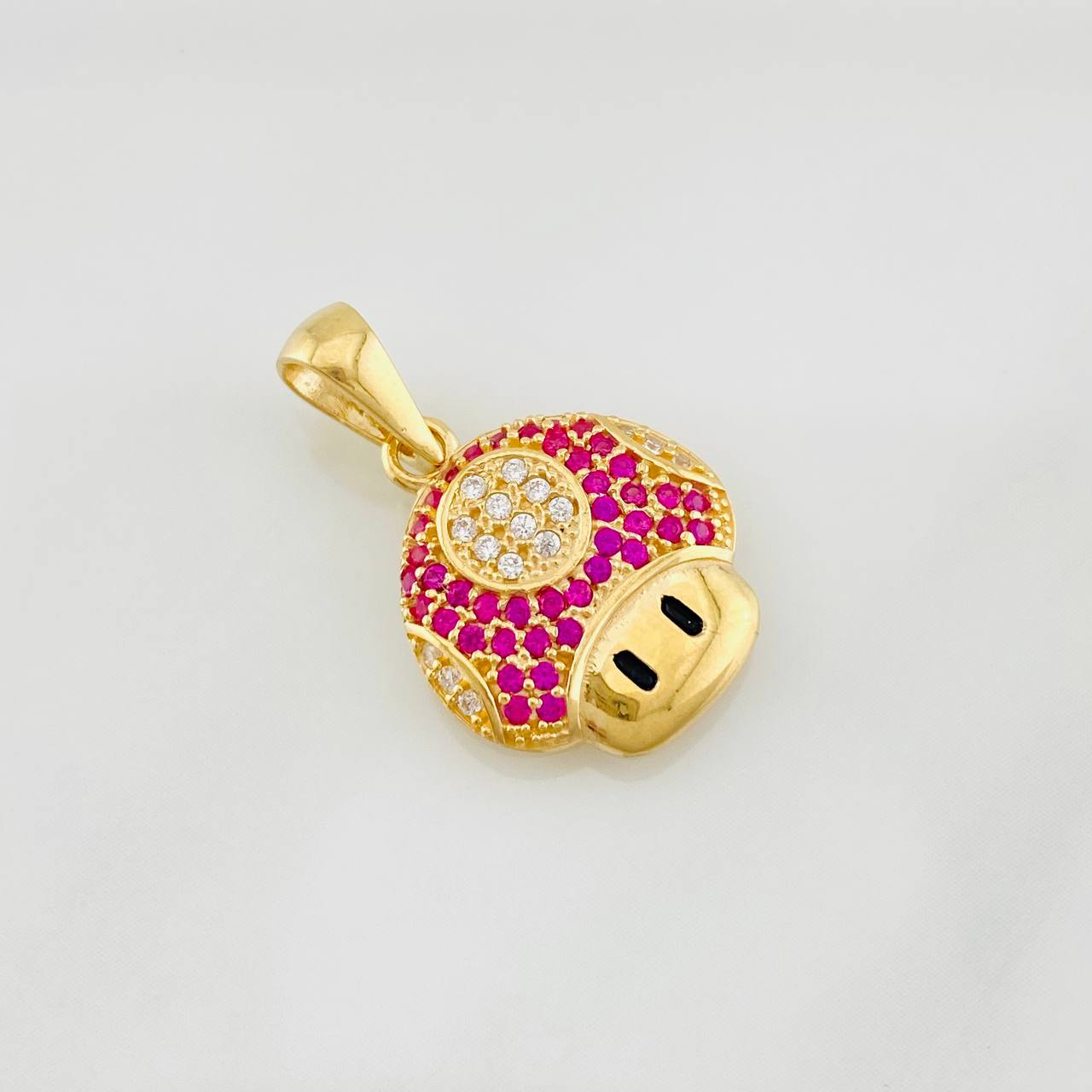 Dije Hongo Animado 2.25g / 2cm Oro Amarillo 18K