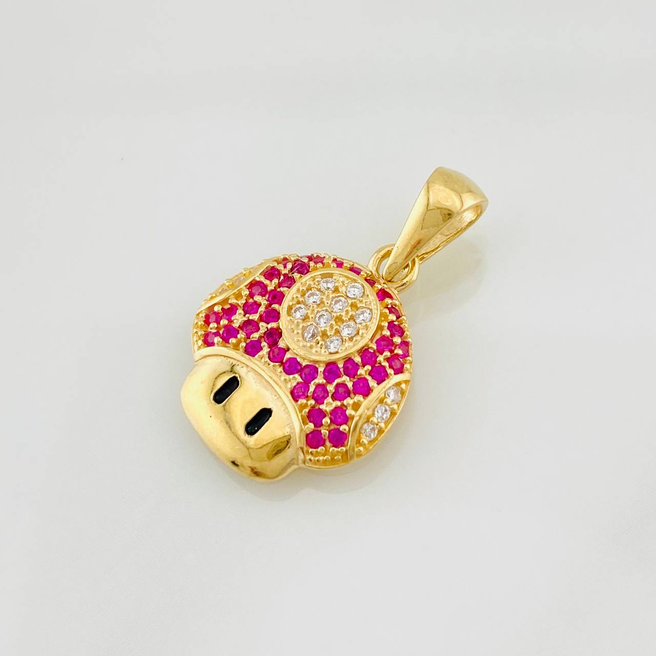 Dije Hongo Animado 2.25g / 2cm Oro Amarillo 18K