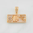 Dije One Dolar 3.7g / 2.5cm Dos Oros Blanco Rosa 18K