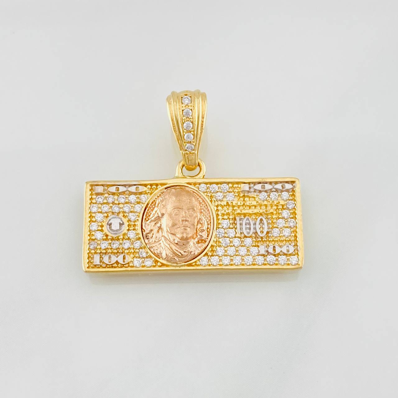 Dije One Dolar 3.85g / 2.5cm Tres Oros 18K