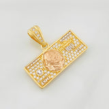 Dije One Dolar 3.85g / 2.5cm Tres Oros 18K