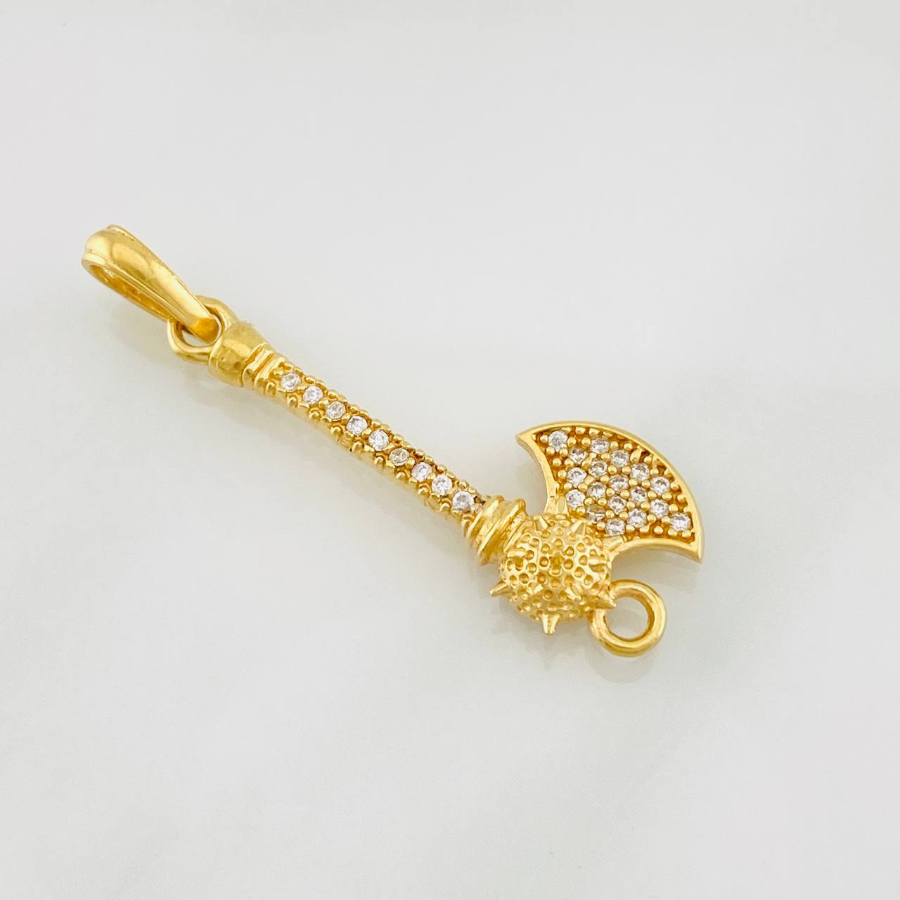 Dije Hacha 2.1g / 3.5cm Oro Amarillo 18K