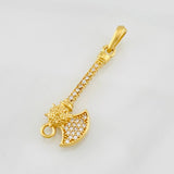 Dije Hacha 2.1g / 3.5cm Oro Amarillo 18K