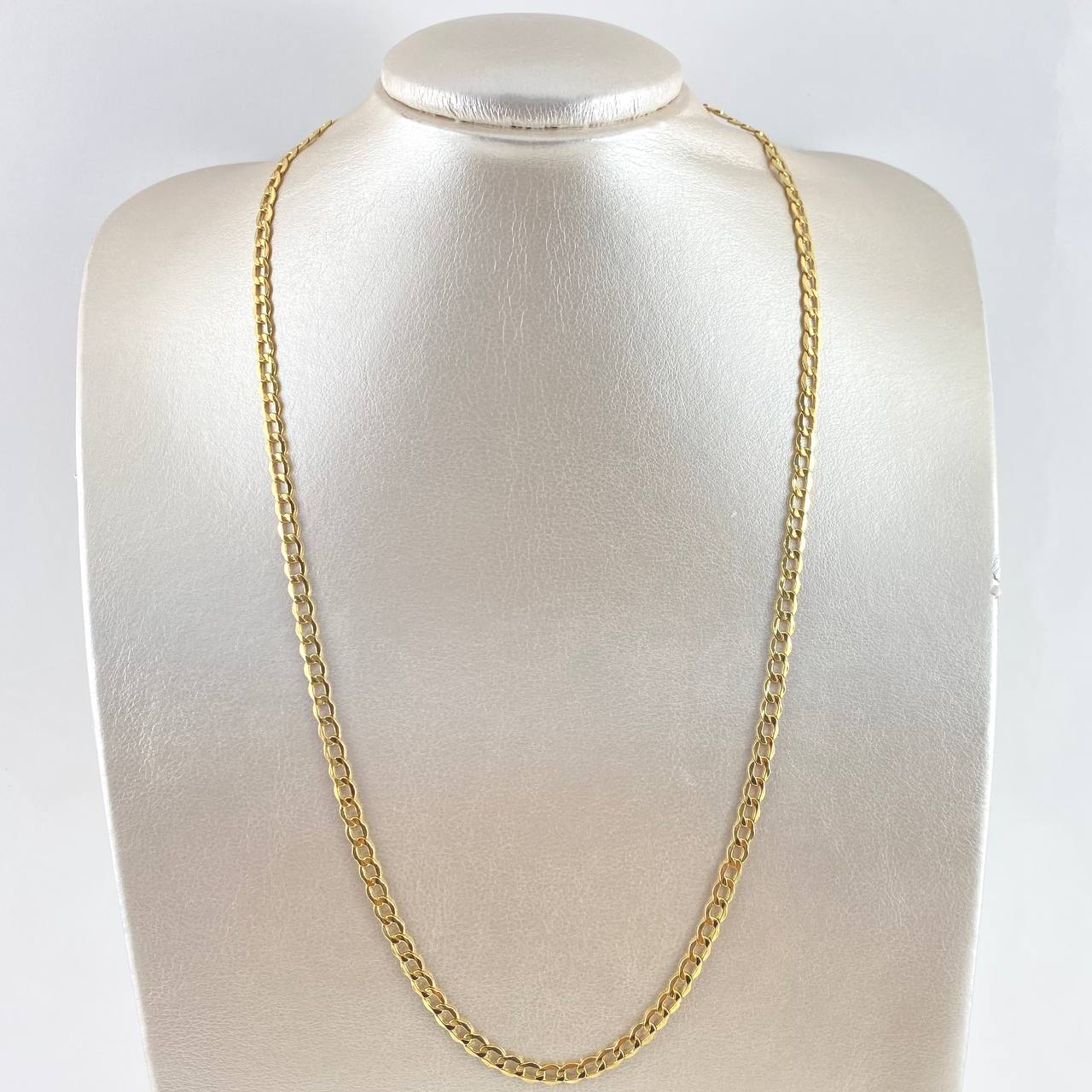 Cadena Cubana 8.1gr / 60cm / 4.5mm Oro Amarillo +0