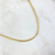Cadena Cubana 8.2gr / 60cm / 4.5mm Oro Amarillo +0