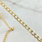 Cadena Cubana 8.2gr / 60cm / 4.5mm Oro Amarillo +0