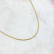Cadena Cubana 3.25gr / 60cm / 2.5mm Oro Amarillo +0