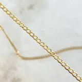 Cadena Cubana 3.25gr / 60cm / 2.5mm Oro Amarillo +0