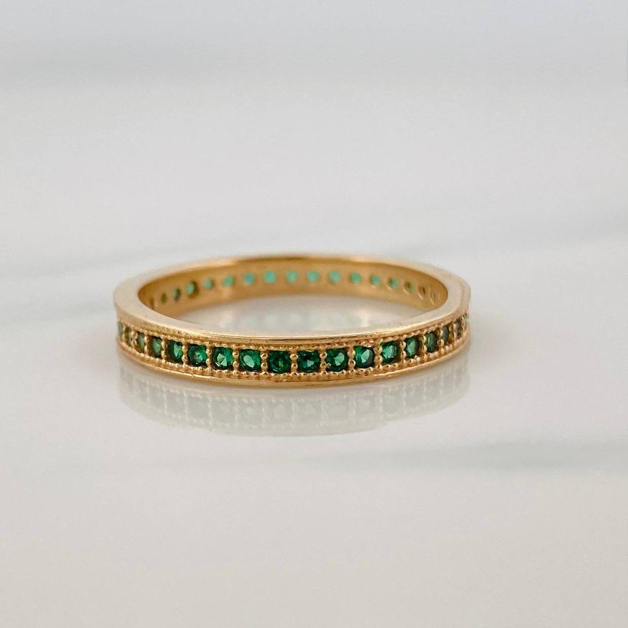 Anillo Media Churumbela 2.55g / T7 1/2 Oro Amarillo 18K