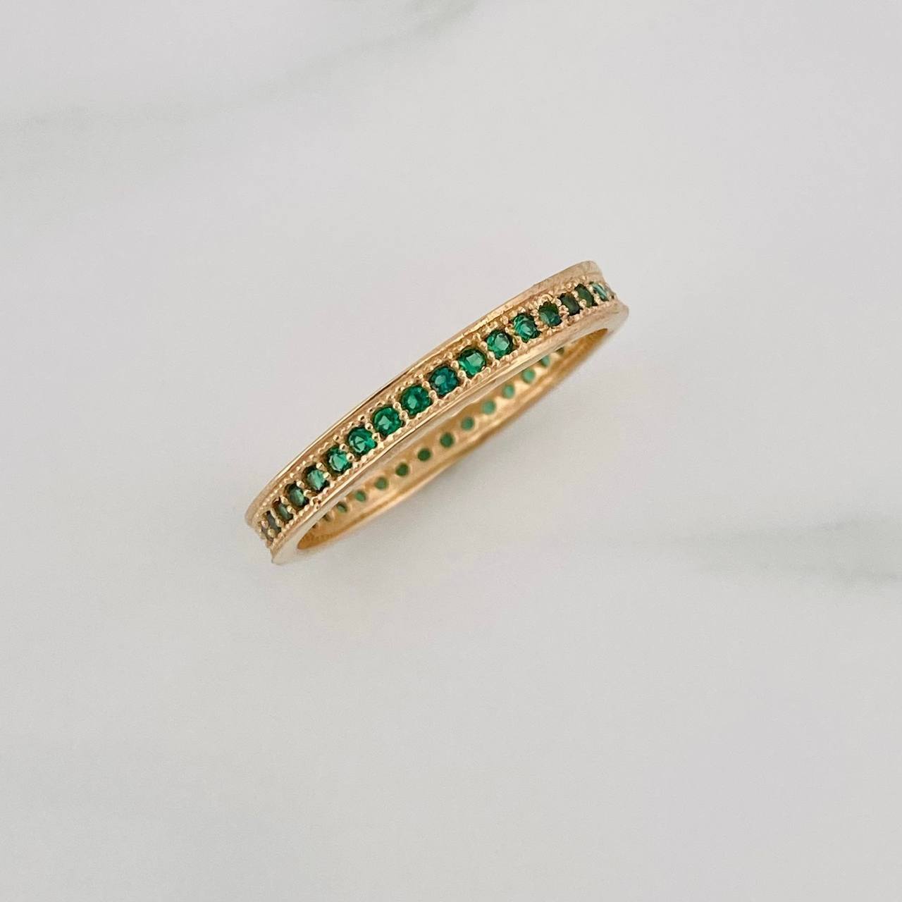 Anillo Media Churumbela 2.55g / T7 1/2 Oro Amarillo 18K