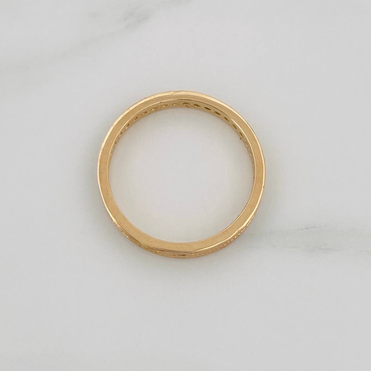 Anillo Media Churumbela 2.55g / T7 1/2 Oro Amarillo 18K
