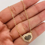 Cadena Aro Seguido Corazon 4.75g / 45cm / 1.4mm Oro Amarillo 18K