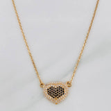 Cadena Aro Seguido Corazon 4.75g / 45cm / 1.4mm Oro Amarillo 18K