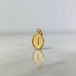 Dije Letra I Ovalada 0.6gr / 1.8cm / Troquelada Oro Amarillo