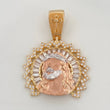 Dije Rostro de Cristo 7.85g / 3.5cm Tres Oros 18K
