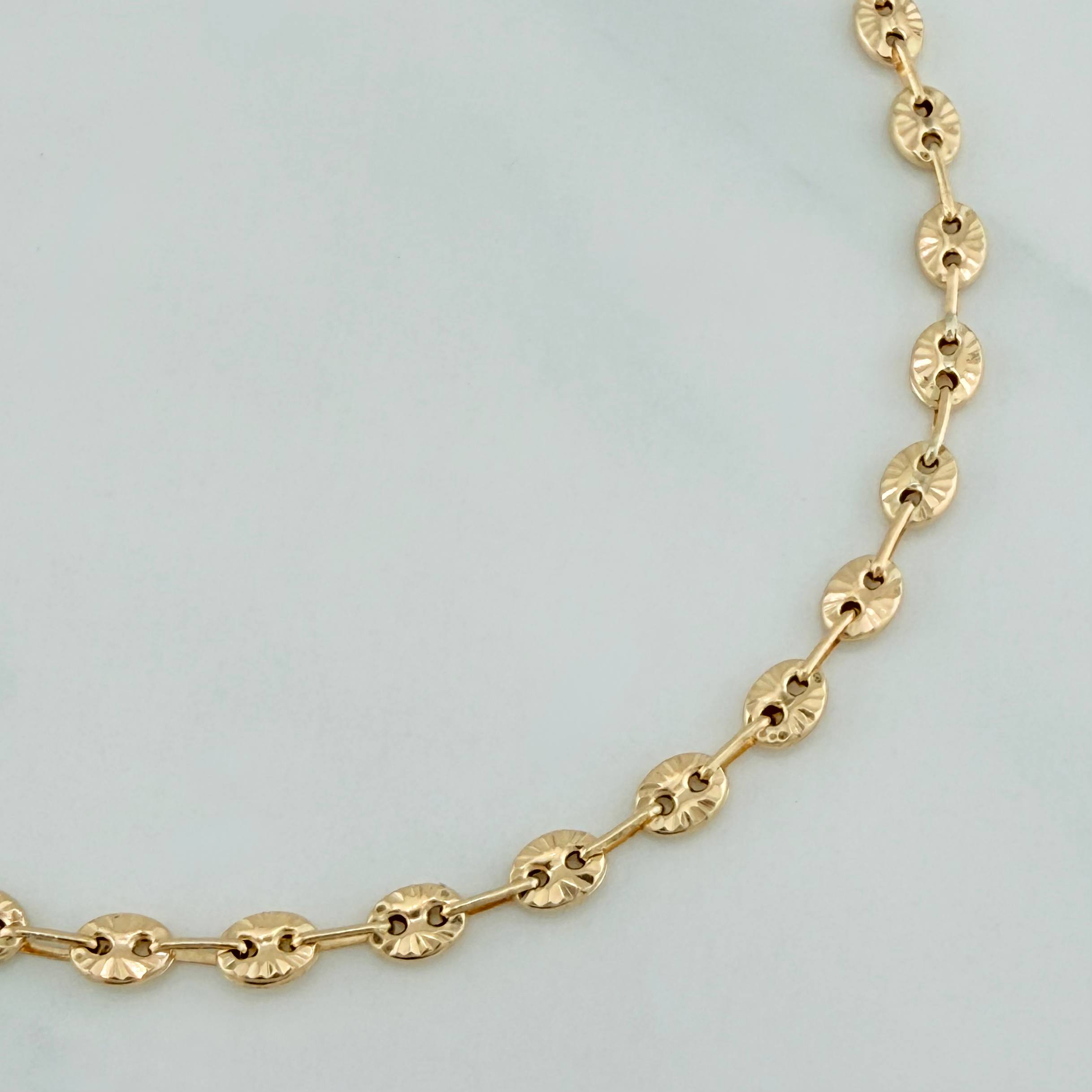 Tobillera Gc Diamantado 3.7 g / 26 cm / 9.2 mm Oro Amarillo 18K