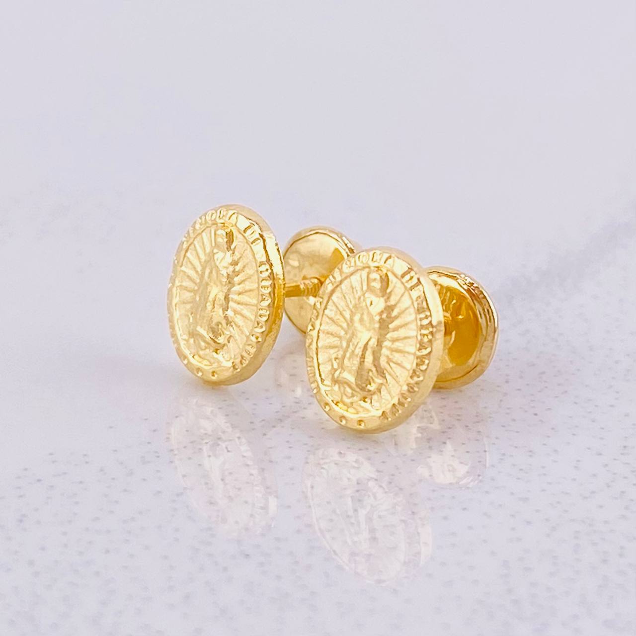 Topos Virgen de Guadalupe 0.5g / 6.7mm Oro Amarillo 18K