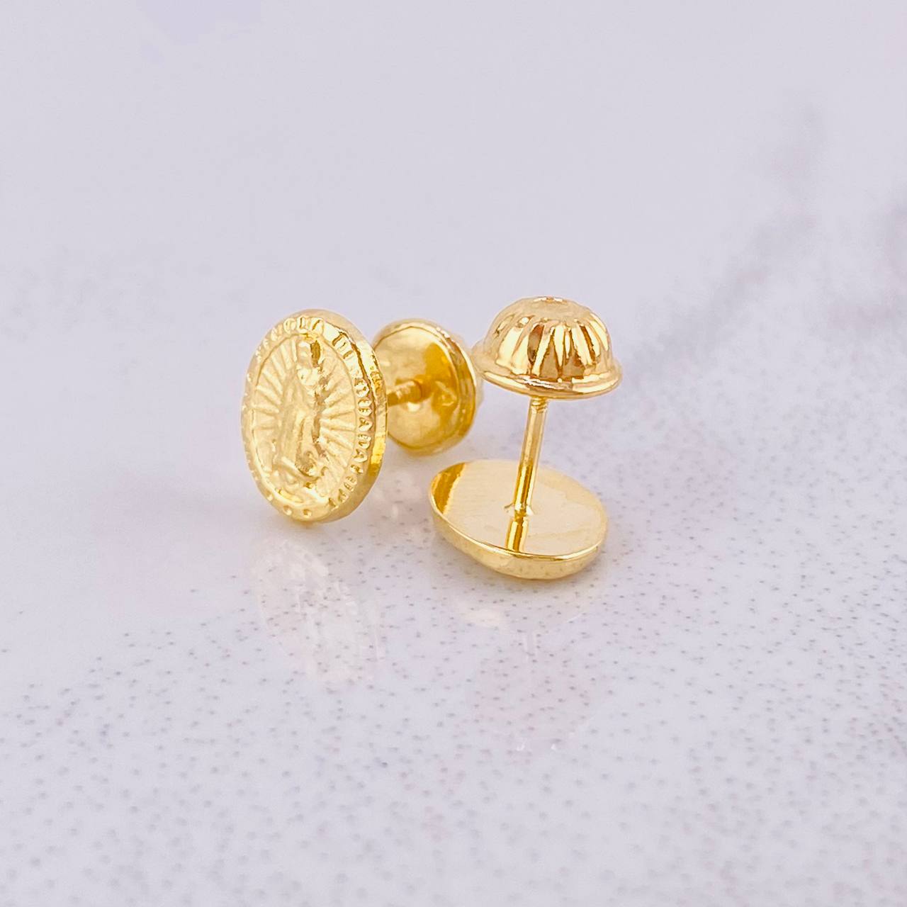 Topos Virgen de Guadalupe 0.5g / 6.7mm Oro Amarillo 18K