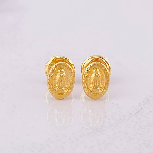 Topos Virgen de Guadalupe 0.5g / 6.6mm Oro Amarillo 18K