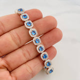 Pulso Tenis 19.5 g / 17 cm / 7.8 mm Plata 925
