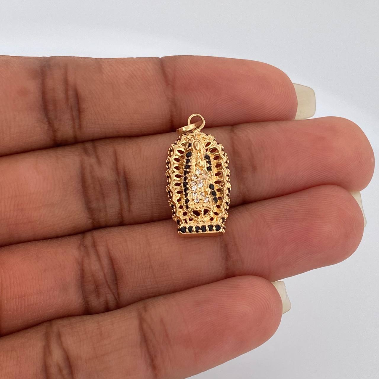 Dije Virgen Guadalupe 2.75gr / 2.7cm / Oro Amarillo 18K &