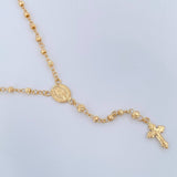 Rosario Virgen Milagrosa 5.8gr / 47.2cm / 2mm-3mm Oro Amarillo 18K $
