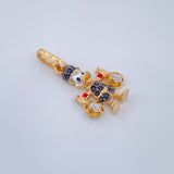 Dije Pato Bolsa de Dinero 1.55gr / 2.2cm / Tres Oros 18K $
