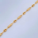 Pulso Rustico GC 3.25gr / 20.7cm / 4mm Oro Amarillo 18K $