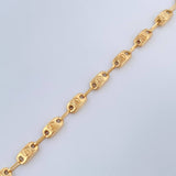 Pulso Rustico Tornillo 3.8gr / 21cm / 4mm Oro Amarillo 18K $