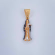 Dije Santa Muerte 2.6gr / 3cm / Tres Oros 18K %