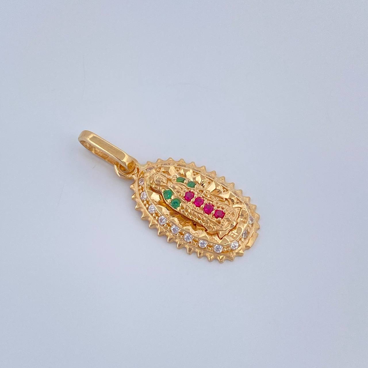 Dije Virgen de Guadalupe 1.5gr / 2.2cm / Oro Amarillo 18K &