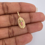 Dije Virgen de Guadalupe 1.5gr / 2.2cm / Oro Amarillo 18K &