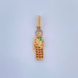 Dije San Judas Tadeo 1.15gr / 2.3cm / Dos Oros Amarillo Blanco 18K $