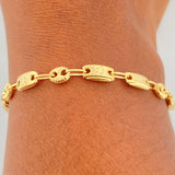 Pulso GC Corona 3.55gr / 20cm / 4mm Oro Amarillo 18K %