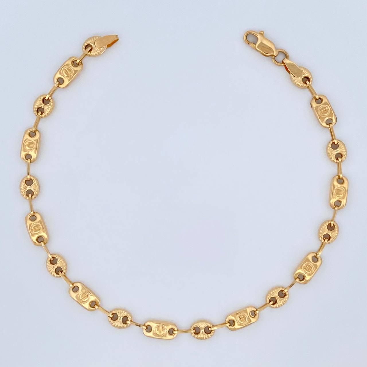 Pulso GC Tornillo 3.65gr / 21cm / 4mm Oro Amarillo 18K %