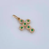 Dije Cruz Tupida 1.45gr / 2.6cm / Oro Amarillo 18K &