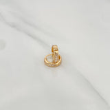 Candongas Carril 0.85 g / 1 cm Oro Amarillo 18K