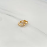 Candongas Carril 0.85 g / 1 cm Oro Amarillo 18K