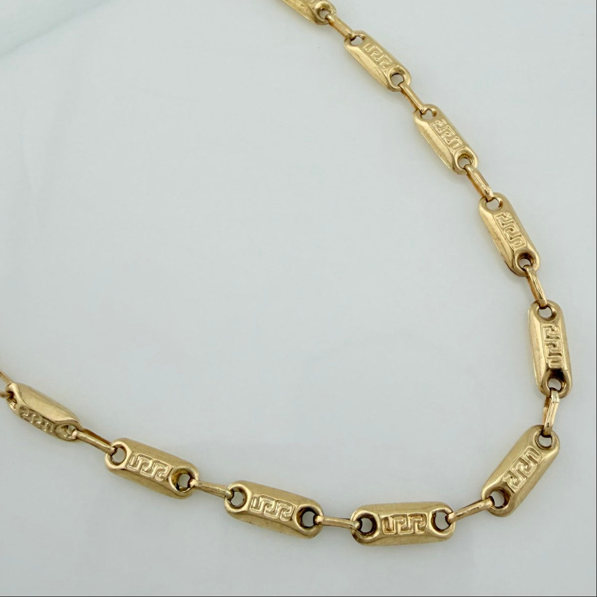 Cadena Rustica Tribal 10.15 g / 51.4 cm / 3.64 mm Oro Amarillo 18K
