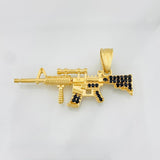 Dije Fusil 9.2g / 4.8cm Oro Amarillo 18K