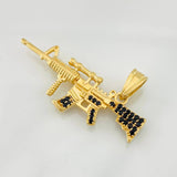 Dije Fusil 9.2g / 4.8cm Oro Amarillo 18K