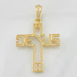 Dije Cruz Jesus 6.5g / 5.5cm Oro Amarillo 18K