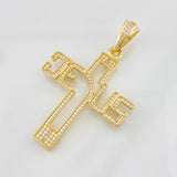 Dije Cruz Jesus 6.5g / 5.5cm Oro Amarillo 18K