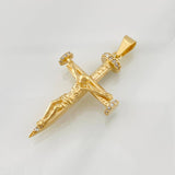 Dije Cruz Cristo 5.8g / 4.3cm Oro Amarillo 18K